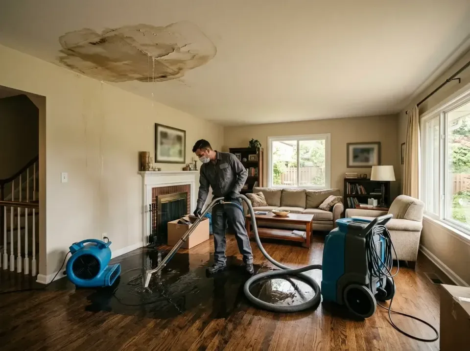 attic-pipe-burst-ceiling-drip-008 — frequently asked questions, Water Damage Restoration & Carpet Care in Ashland, VA